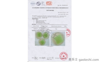 Report on sterility of anion sponge